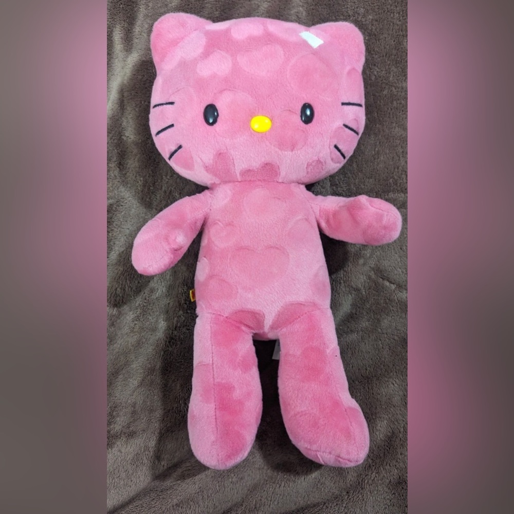 pink heart valentines hello kitty build a bear
